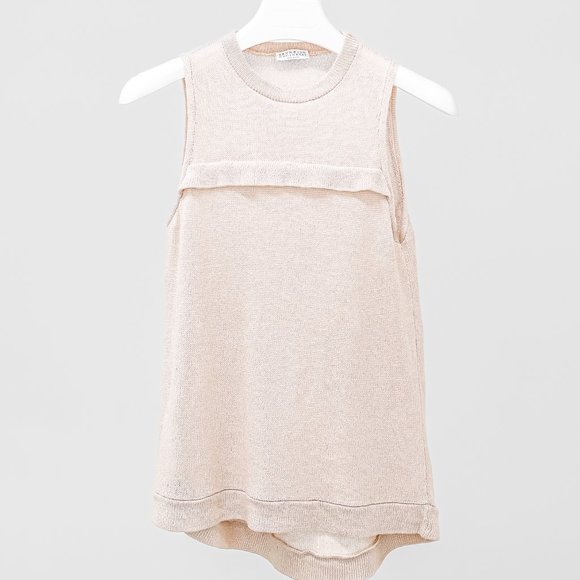 Brunello Cucinelli Sequin Knit Tank - Picture 1 of 7
